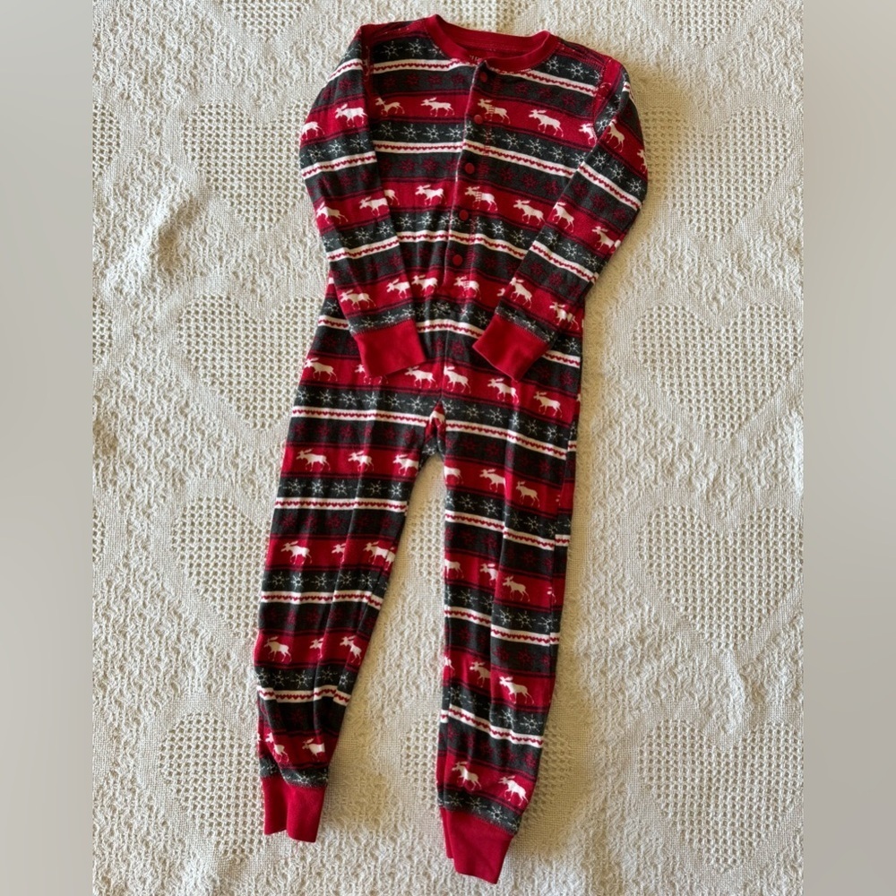 Little Blue House Christmas Pajama Onesie 2T cotton